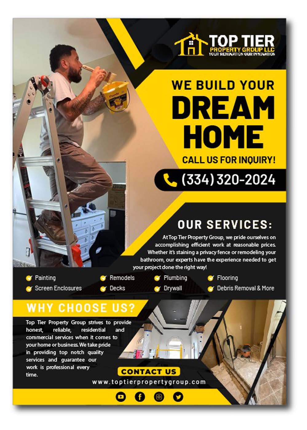 Painting Service, Remodeling Service, Montgomery, AL